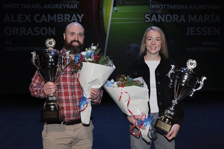Alex Cambray og Sandra María íþróttafólk Akureyrar