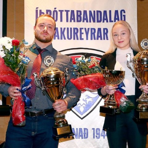 Viktor Samúelsson íþróttakarl og Aldís Kara Bergsdóttir íþróttakona 2019