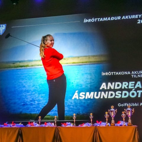 Andrea Ásmundsdóttir, golf