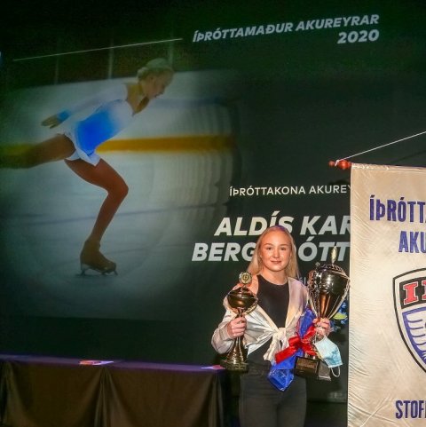 1. sæti kvenna - Aldís Kara Bergsdóttir