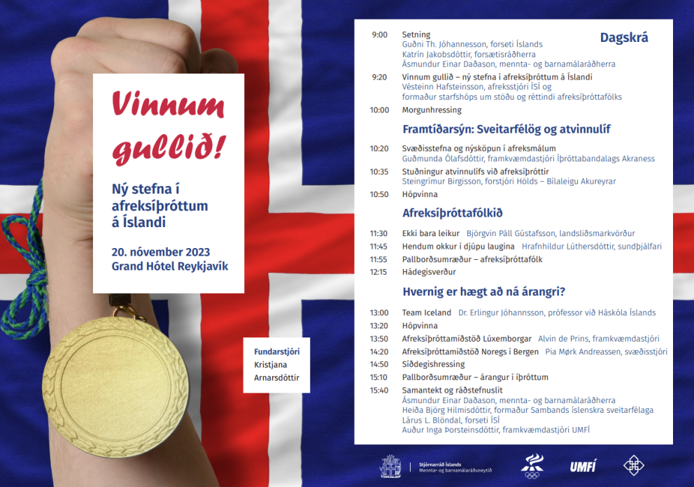 Dagskrá ráðstefnunnar 