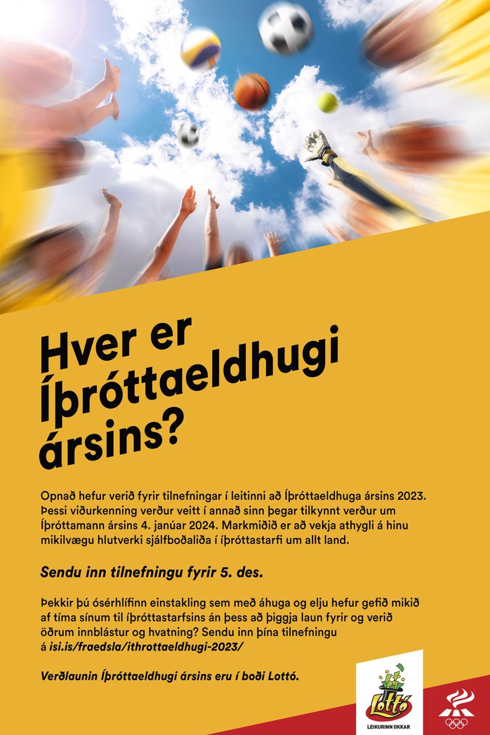 Íþróttaeldhugi ársins 2023