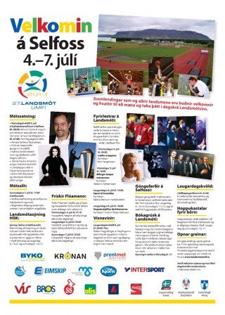 Landsmót UMFÍ á Selfossi 4.-7.júlí n.k.
