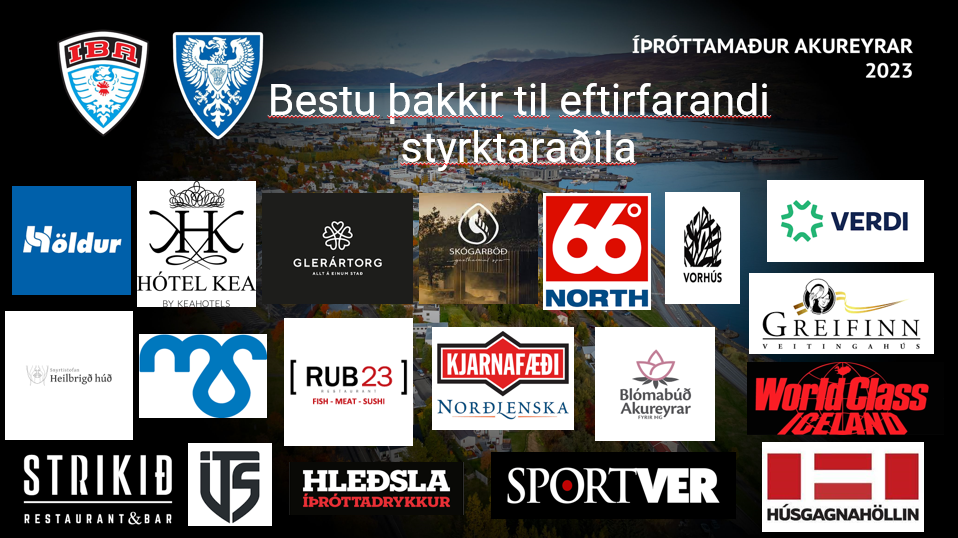 Þakkir til styrktaraðila og þeirra sem komu að Íþróttahátíð Akureyrar 2024