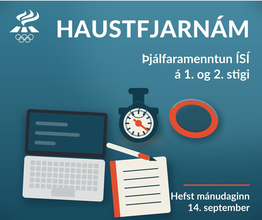 Haustfjarnám ÍSÍ í þjálfaramenntun hefst 14. september