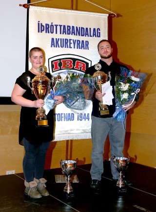 Viktor Samúelsson og Hulda B. Waage íþróttafólk Akureyrar árið 2018