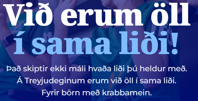 Treyjudagurinn haldinn í fyrsta sinn á Íslandi 4. september 2026