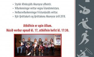 Íþróttamaður Akureyrar 2018 krýndur miðvikudaginn 16. janúar
