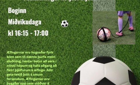 Allir með fótboltaæfingar í Boganum í sumar