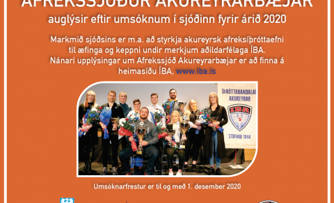 Afrekssjóður Akureyrarbæjar 2020