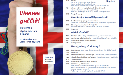 Dagskrá ráðstefnunnar 