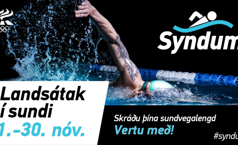 Syndum - Landsátak í sundi 1.-30. nóvember 2023