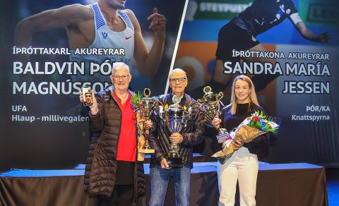 Baldvin Þór og Sandra María voru íþróttamenn ársins 2023 - þau eru einnig tilnefnd fyrir árið 2024
…