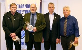 Gullviðurkenningar ÍBA. Mynd: Þórir Tryggva