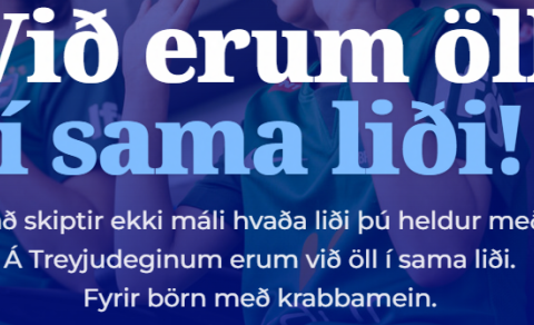 Treyjudagurinn haldinn í fyrsta sinn á Íslandi 4. september 2026