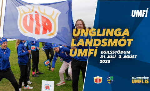 Unglingalandsmót UMFÍ á Egilsstöðum um verslunarmannahelgina - skráning er hafin
